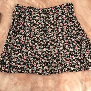 Floral button down skirt by H&M